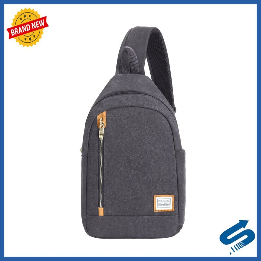 Anti-Theft Sling Bag with RFID Protection, Adjustable Strap, 7.5L Capacity
